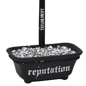 TAYLOR SWIFT Bathtub Rhinestone Reputation Ornament 2025 Holiday Collection🎄NEW